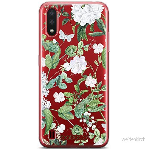 ERT GROUP mobiltelefonfodral för Samsung A01 originalt och officiellt licensierat Babaco mönster Flowers 034 optimalt anpassad till formen på mobiltelefonen, gedeeltelijk transparant 5905131291257
