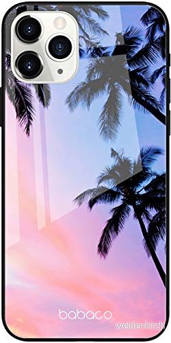 ERT GROUP mobiltelefonfodral för Apple Iphone 11 PRO originalt och officiellt licensierat Babaco mönster Nature 002 tillverkad av härdat glas, optimalt anpassat till mobilens form, skyddsfodral 5903537839981
