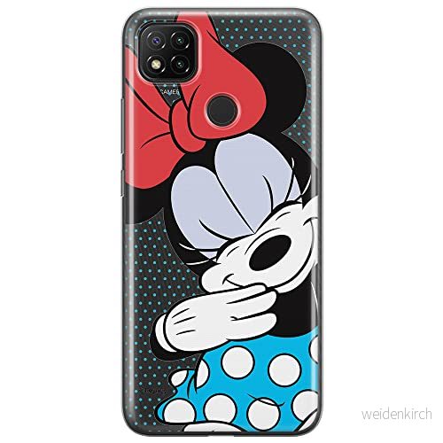 ERT GROUP mobiltelefonfodral för Xiaomi REDMI 9C originalt och officiellt licensierat Disney mönster Minnie 033 optimalt anpassad till formen på mobiltelefonen, gedeeltelijk transparant 5903040302019