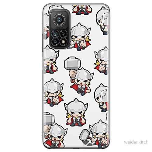 ERT GROUP mobiltelefonfodral för Xiaomi MI 10T 5G / PRO originalt och officiellt licensierat Marvel mönster Thor 007 anpassad till formen på mobiltelefonen, fodral tillverkad av TPU plast 5904805169076