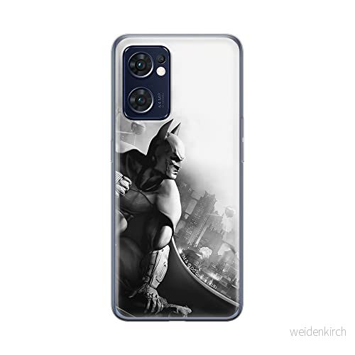 ERT GROUP mobiltelefonfodral för Oppo RENO 7 5G originalt och officiellt licensierat DC mönster Batman 015 optimalt anpassad till formen på mobiltelefonen, fodral tillverkad av TPU plast 5905511305093