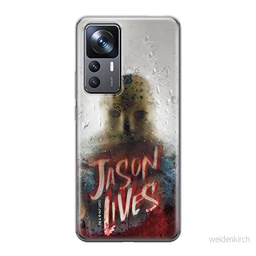 ERT GROUP mobiltelefonfodral för Xiaomi 12T/12T pro/K50 Ultra originalt och officiellt licensierat Horror mönster Friday the 13th 004, fodral tillverkad av TPU plast 5905511584375
