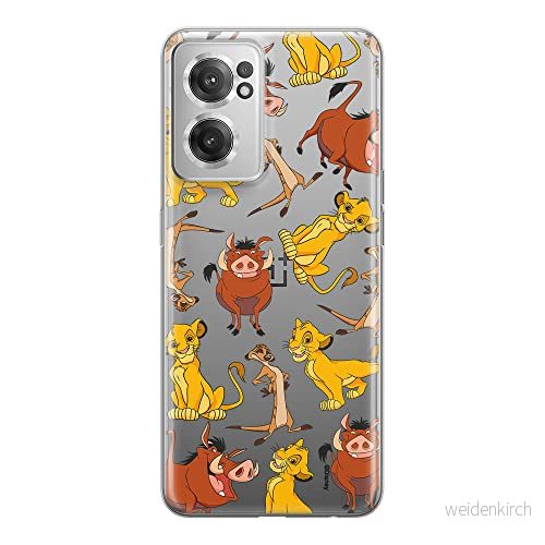 ERT GROUP mobiltelefonfodral för Oneplus NORD CE 2 originalt och officiellt licensierat Disney mönster Simba & Friends 010 optimalt anpassad till formen på mobiltelefonen, gedeeltelijk transparant 5905511292812