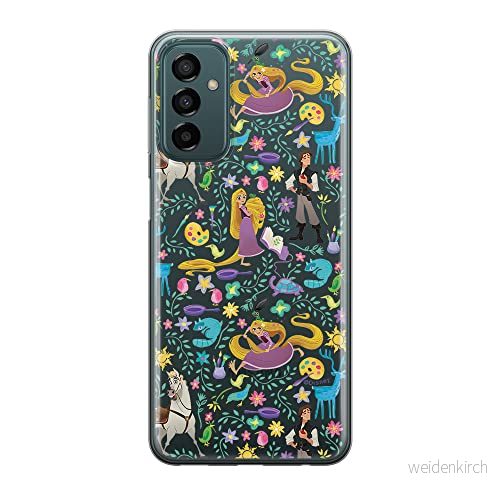 ERT GROUP mobiltelefonfodral för Samsung M13 4G/M23 5G/F23 originalt och officiellt licensierat Disney mönster Tangled 001 optimalt anpassad till formen på mobiltelefonen, gedeeltelijk transparant 5905511362027