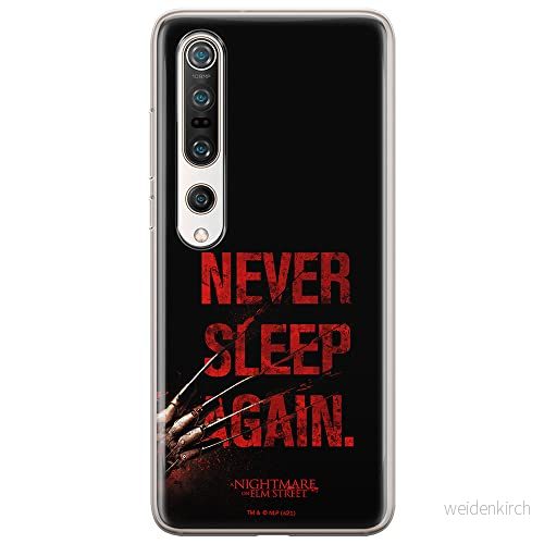 ERT GROUP mobiltelefonfodral för Xiaomi MI 10 / PRO originalt och officiellt licensierat Horror mönster Nightmare of Elm Street 003, fodral tillverkad av TPU plast 5905511076146