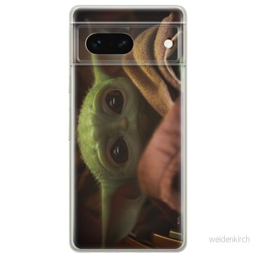 ERT GROUP mobiltelefonfodral för Google PIXEL 7 originalt och officiellt licensierat Star Wars mönster Baby Yoda 002 optimalt anpassad till formen på mobiltelefonen, fodral tillverkad av TPU plast 5905795160388