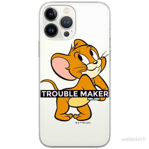 ERT GROUP mobiltelefonfodral för Xiaomi REDMI 10 originalt och officiellt licensierat Tom and Jerry mönster 012 anpassad till formen på mobiltelefonen, gedeeltelijk transparant 5904805272905