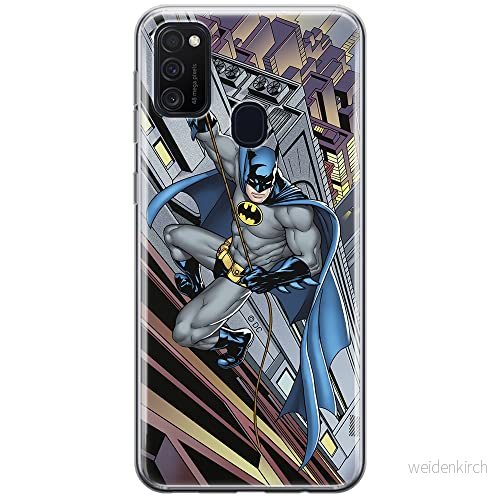 ERT GROUP mobiltelefonfodral för Samsung M21 originalt och officiellt licensierat DC mönster Batman 006 optimalt anpassad till formen på mobiltelefonen, fodral tillverkad av TPU plast 5903537845753