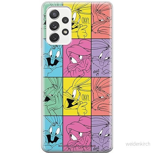 ERT GROUP mobiltelefonfodral för Samsung A33 5G originalt och officiellt licensierat Looney Tunes mönster Bugs 026 optimalt anpassad till formen på mobiltelefonen, fodral tillverkad av TPU plast 5905795092764