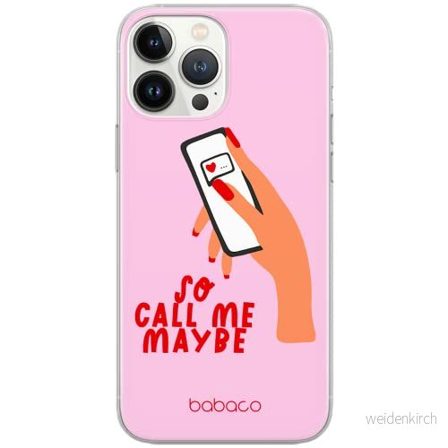 ERT GROUP mobiltelefonfodral för Samsung S10 originalt och officiellt licensierat Babaco mönster Call me maybe 001 Vit optimalt anpassad till formen på mobiltelefonen, fodral tillverkad av TPU plast 5904805034732