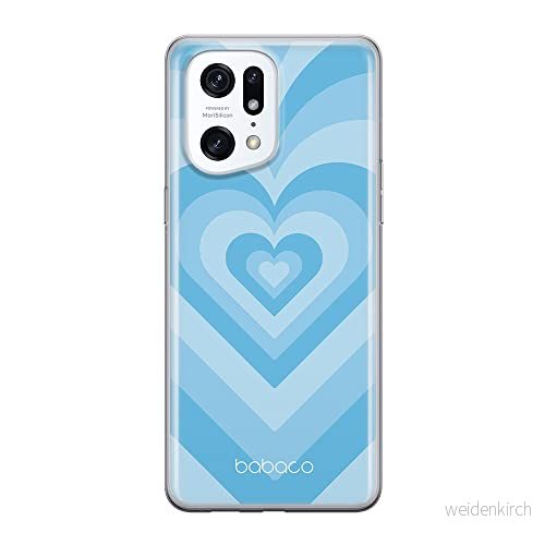 ERT GROUP mobiltelefonfodral för Oppo FIND X5 PRO originalt och officiellt licensierat Babaco mönster Hearts 007 optimalt anpassad till formen på mobiltelefonen, fodral tillverkad av TPU plast 5905511411640