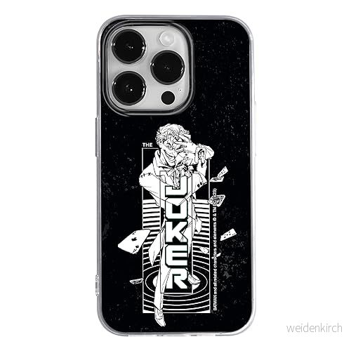 ERT GROUP mobiltelefonfodral för Iphone 14 PRO originalt och officiellt licensierat DC mönster Joker 025 optimalt anpassad till formen på mobiltelefonen, fodral tillverkad av TPU plast 5905795058623