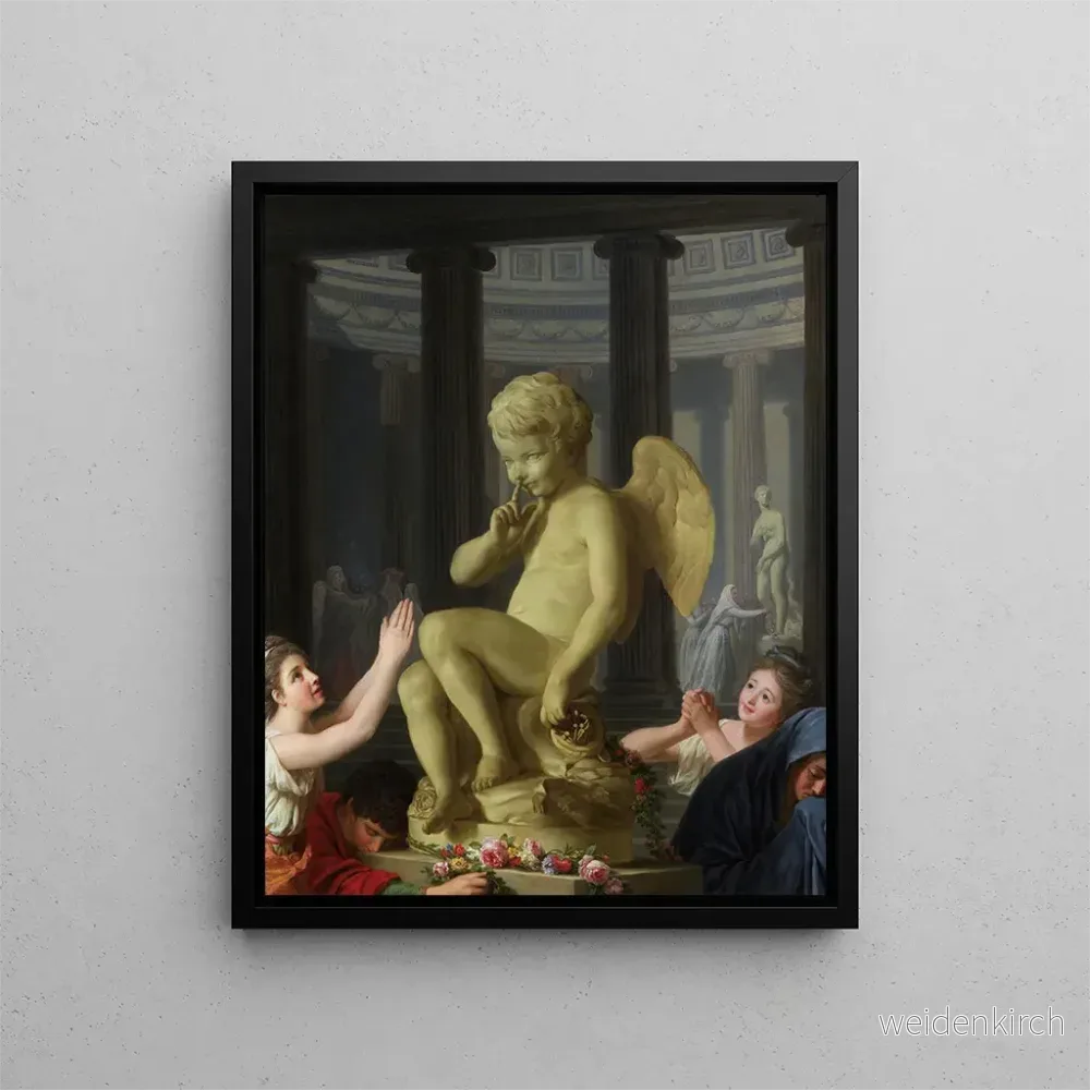 Målning Le culte de Cupidon - Alexander Roslin | Konsttryck