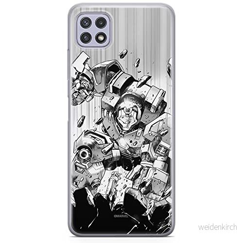 ERT GROUP mobiltelefonfodral för Samsung A22 5G originalt och officiellt licensierat Marvel mönster Iron Man 018 optimalt anpassad till formen på mobiltelefonen, fodral tillverkad av TPU plast 5903932827989