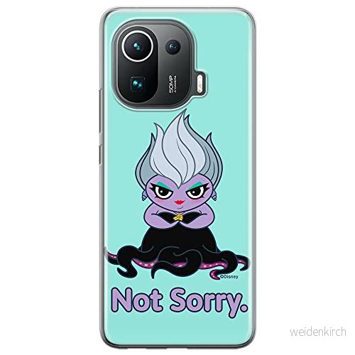 ERT GROUP mobiltelefonfodral för Xiaomi MI 11 PRO originalt och officiellt licensierat Disney mönster Ursula 004 optimalt anpassad till formen på mobiltelefonen, fodral tillverkad av TPU plast 5905131459107