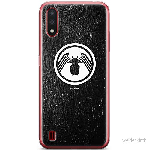 ERT GROUP mobiltelefonfodral för Samsung A01 originalt och officiellt licensierat Marvel mönster Venom 001 optimalt anpassad till formen på mobiltelefonen, fodral tillverkad av TPU plast 5904805426759