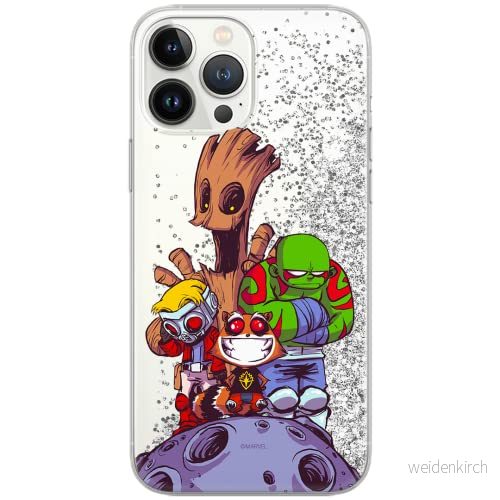 ERT GROUP mobiltelefonfodral för Apple Iphone 12 Mini originalt och officiellt licensierat Marvel mönster Guardians of the Galaxy 017, med glitter overflow effekt 5903040386217