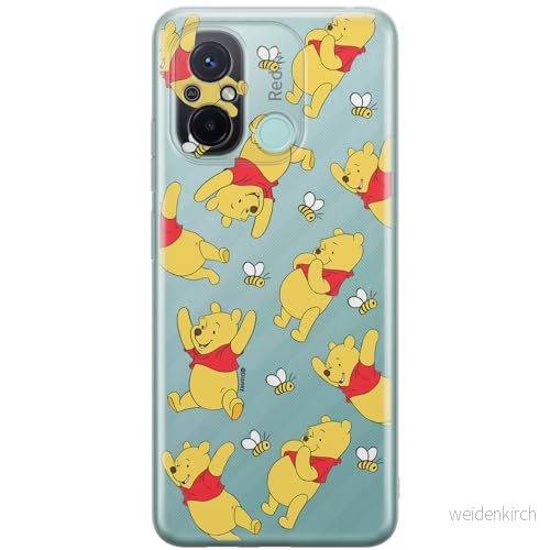 ERT GROUP mobiltelefonfodral för Xiaomi REDMI 12C/ 11A originalt och officiellt licensierat Disney mönster Winnie the Pooh & Friends 043, gedeeltelijk transparant 5905795041816