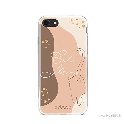 ERT GROUP mobiltelefonfodral för Iphone 7/8/ SE 2/ 3 originalt och officiellt licensierat Babaco mönster Cats 006 optimalt anpassad till formen på mobiltelefonen, fodral tillverkad av TPU plast 5905131057808
