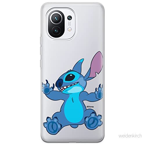 ERT GROUP mobiltelefonfodral för Xiaomi 11 originalt och officiellt licensierat Disney mönster Stitch 021 optimalt anpassad till formen på mobiltelefonen, gedeeltelijk transparant 5905131245311