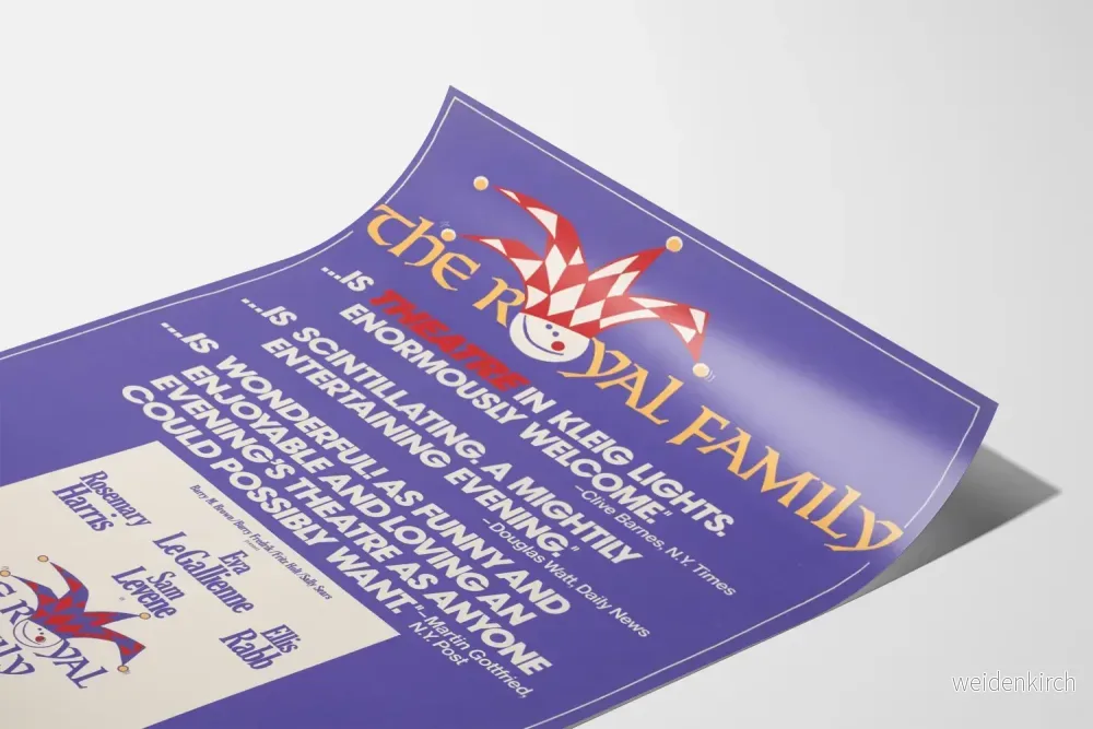 Vintage teaterposter av The Royal Family - Bild 3