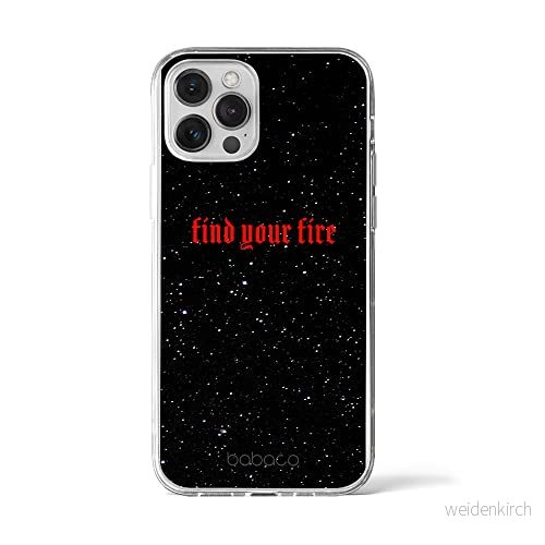 ERT GROUP mobiltelefonfodral för Apple Iphone 12 PRO MAX originalt och officiellt licensierat Babaco mönster Find your fire 002, fodral tillverkad av TPU plast 5903932886832