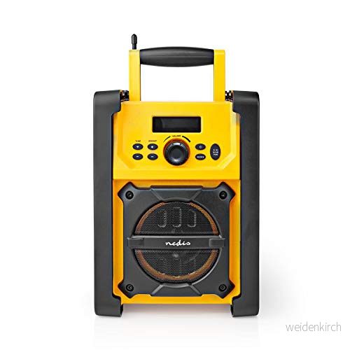 Nedis RDFM3100YW jobsite radio Bluetooth FM Mono 5412810326266