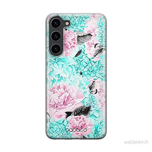 ERT GROUP mobiltelefonfodral för Samsung S23 originalt och officiellt licensierat Babaco mönster Flowers 003 optimalt anpassad till formen på mobiltelefonen, fodral tillverkad av TPU plast 5905511425937