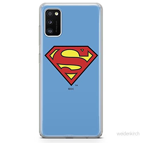 ERT GROUP mobiltelefonfodral för Samsung A41 originalt och officiellt licensierat DC mönster Superman 002 optimalt anpassad till formen på mobiltelefonen, fodral tillverkad av TPU plast 5903537533353