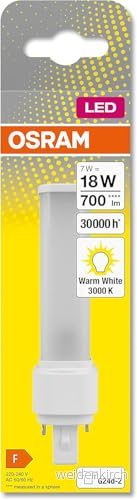 Osram Dulux D 18 LED-lampa för G24D-2-sockel – 7 W – 640 lm 4058075558328 Osram Dulux D 18 LED-lampa för G24D-2-sockel – 7 W – 640 lm 4058075558328