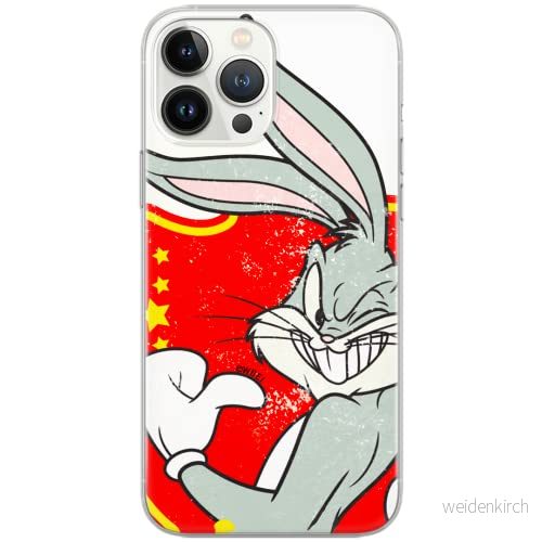 ERT GROUP mobiltelefonfodral för Samsung S10 originalt och officiellt licensierat Looney Tunes mönster Bugs 010 Vit optimalt anpassad till formen på mobiltelefonen, gedeeltelijk transparant 5903040830369