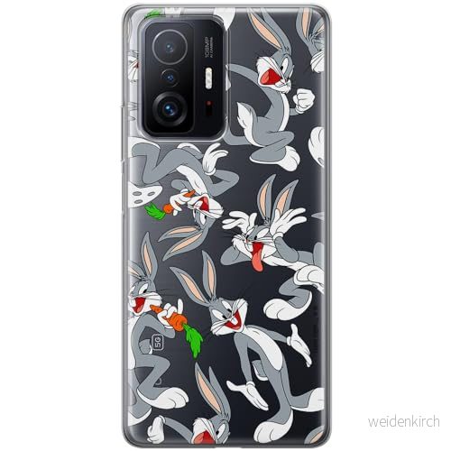 ERT GROUP mobiltelefonfodral för Xiaomi 11T 5G / PRO originalt och officiellt licensierat Looney Tunes mönster Bugs 013 optimalt anpassad till formen på mobiltelefonen, gedeeltelijk transparant 5905511656171
