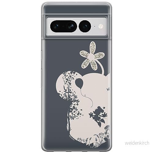 ERT GROUP mobiltelefonfodral för Google PIXEL 7 PRO originalt och officiellt licensierat Disney mönster Minnie 013 optimalt anpassad till formen på mobiltelefonen, fodral tillverkad av TPU plast 5905795179137