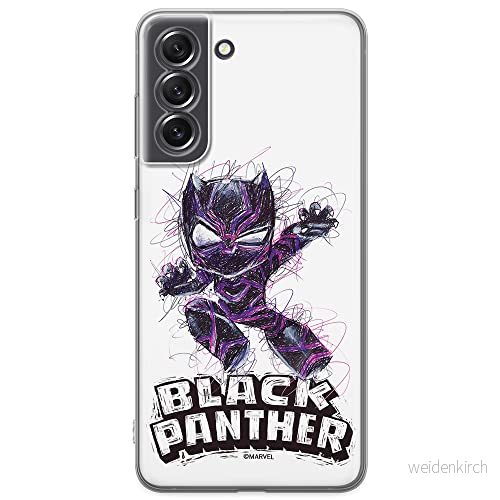 ERT GROUP mobiltelefonfodral för Samsung S21 FE originalt och officiellt licensierat Marvel mönster Black Panther 017 optimalt anpassad till formen på mobiltelefonen, fodral tillverkad av TPU plast 5904805233135