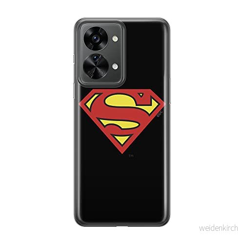 ERT GROUP mobiltelefonfodral för Oneplus NORD 2T 5G originalt och officiellt licensierat DC mönster Superman 002 optimalt anpassad till formen på mobiltelefonen, fodral tillverkad av TPU plast 5905511270407