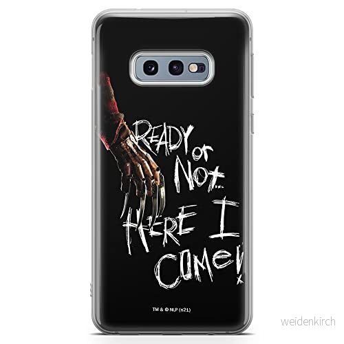 ERT GROUP mobiltelefonfodral för Samsung S10e originalt och officiellt licensierat Horror mönster Nightmare of Elm Street 001 anpassad till formen på mobiltelefonen, fodral tillverkad av TPU plast 5905511069568