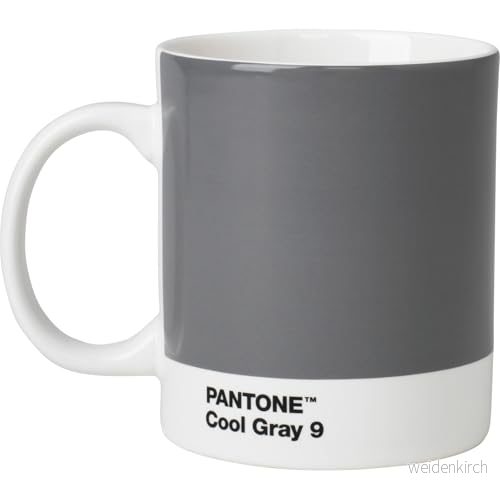 Pantone porslinsmuggar 375 ml En storlek grå/vit 5711938027629