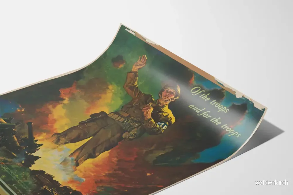 Militär affisch för militärpolisens corps US Army vintage - Bild 3