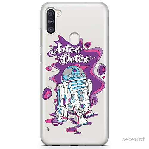 ERT GROUP mobiltelefonfodral för Samsung A03S originalt och officiellt licensierat Star Wars mönster R2D2 002 optimalt anpassad till formen på mobiltelefonen, gedeeltelijk transparant 5903932995268