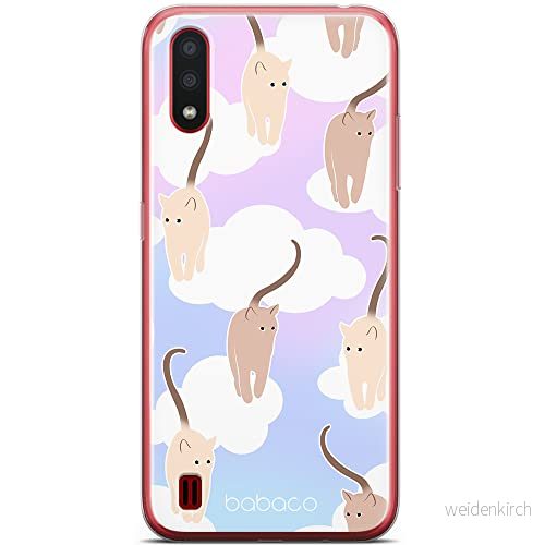 ERT GROUP mobiltelefonfodral för Samsung A01 originalt och officiellt licensierat Babaco mönster Cats 015 optimalt anpassad till formen på mobiltelefonen, fodral tillverkad av TPU plast 5905131071606
