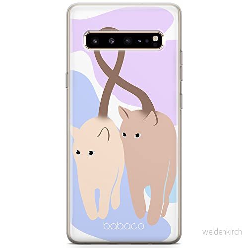 ERT GROUP mobiltelefonfodral för Samsung S10 originalt och officiellt licensierat Babaco mönster Cats 013 optimalt anpassad till formen på mobiltelefonen, fodral tillverkad av TPU plast 5905131108357