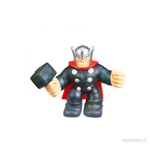 BANDAI Goo Jit Zu Heroes, actionfigur, Marvel, Thor, Trossa och sträcka, flerfärgad CO42656 8414614426569
