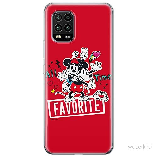 ERT GROUP mobiltelefonfodral för Xiaomi MI 10 LITE originalt och officiellt licensierat Disney mönster Mickey & Minnie 011 anpassad till formen på mobiltelefonen, fodral tillverkad av TPU plast 5903537144313