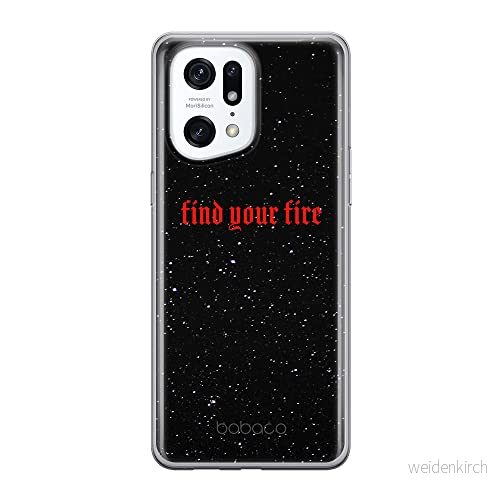 ERT GROUP mobiltelefonfodral för Oppo Find X5 PRO originalt och officiellt licensierat Babaco mönster your fire 002 optimalt anpassad till formen på mobiltelefonen, fodral tillverkad av TPU plast 5905511410698