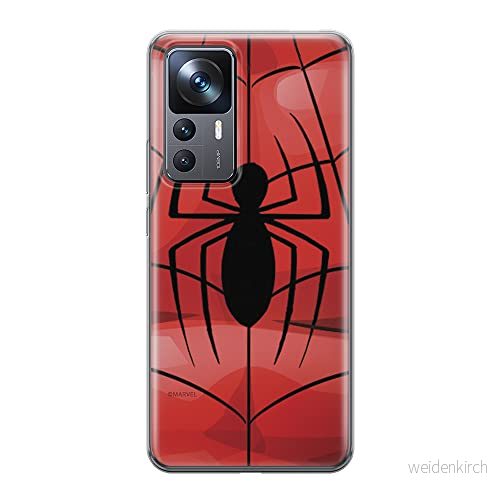 ERT GROUP mobiltelefonfodral för Xiaomi 12T/12T pro/K50 Ultra originalt och officiellt licensierat Marvel mönster Spider Man 013 anpassad till formen på mobiltelefonen, fodral tillverkad av TPU plast 5905511577896