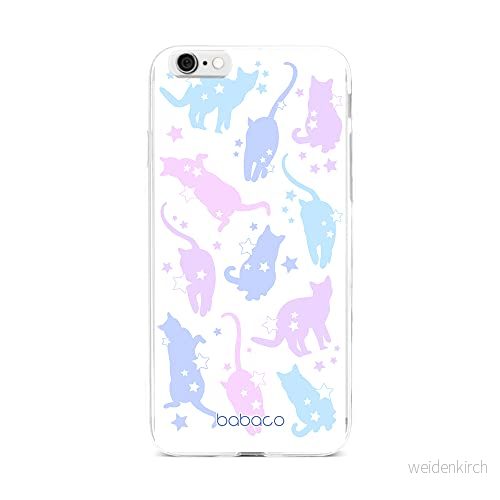 ERT GROUP mobiltelefonfodral för Iphone 6/6S originalt och officiellt licensierat Babaco mönster Cats 016 optimalt anpassad till formen på mobiltelefonen, fodral tillverkad av TPU plast 5905131098535