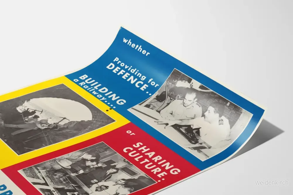Vintageposter CENTO kollektiv framsteg och kulturellt samarbete - Bild 3