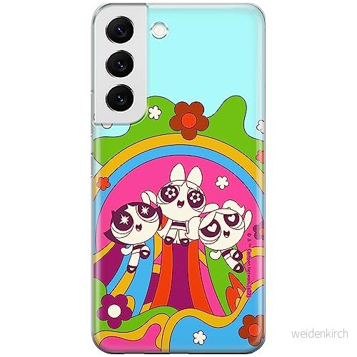 ERT GROUP mobiltelefonfodral för Samsung S22 originalt och officiellt licensierat The Powerpuff Girls mönster 045, fodral tillverkad av TPU plast 5905511988340