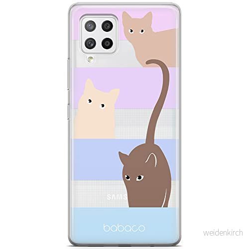 ERT GROUP mobiltelefonfodral för Samsung A42 5G originalt och officiellt licensierat Babaco mönster Cats 014 optimalt anpassad till formen på mobiltelefonen, gedeeltelijk transparant 5905131068354