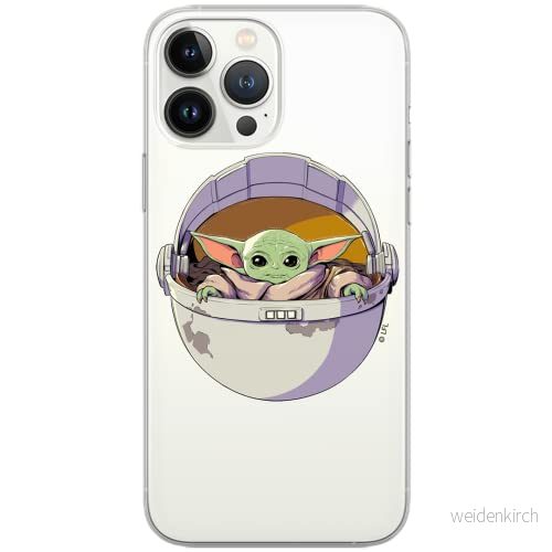 ERT GROUP mobiltelefonfodral för Samsung A50/A50s/A30s originalt och officiellt licensierat Star Wars mönster Baby Yoda 026 Vit anpassad till formen på mobiltelefonen, gedeeltelijk transparant 5904805083778